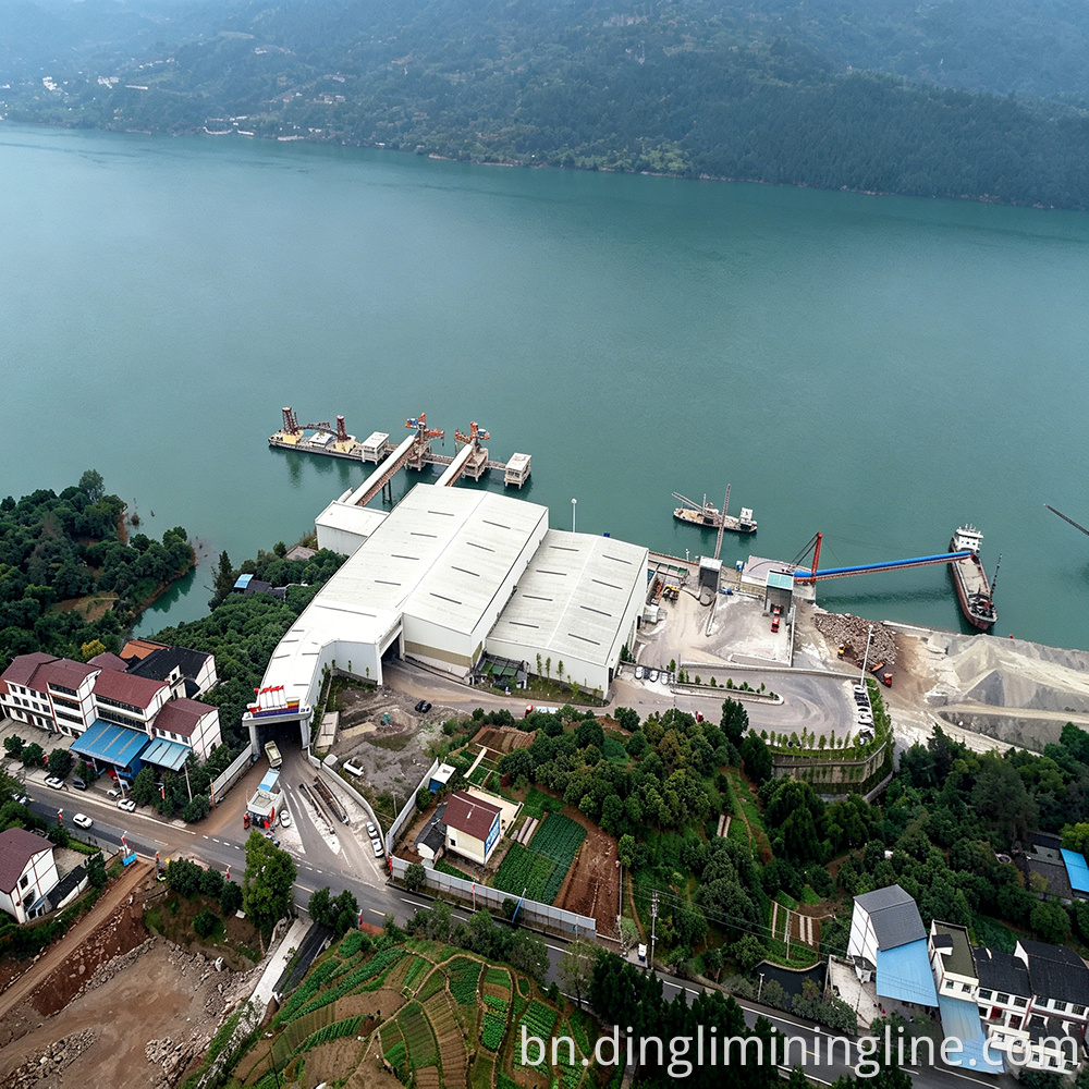 river stone processing plant